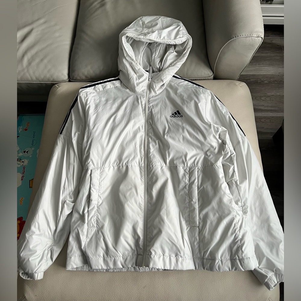 NWOT - Adidas Women’s Padded Rain and Wind Jacket - Size L